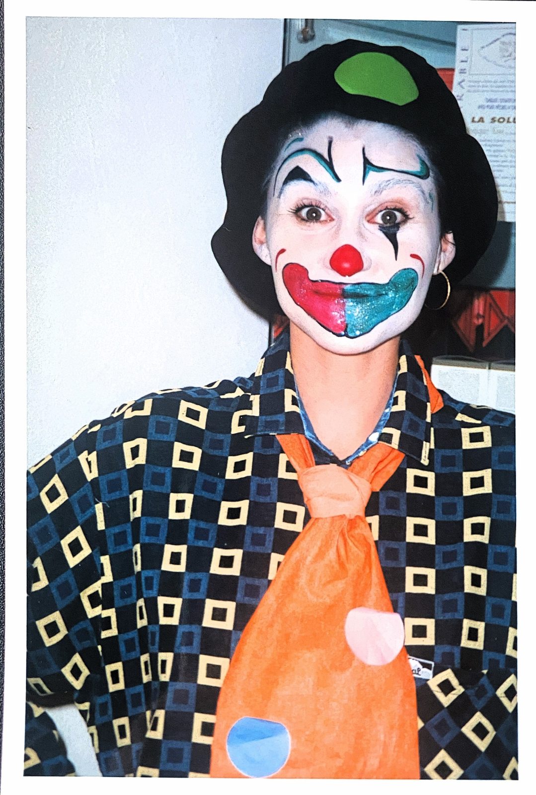 Maquillage artistique de clown, autre expression